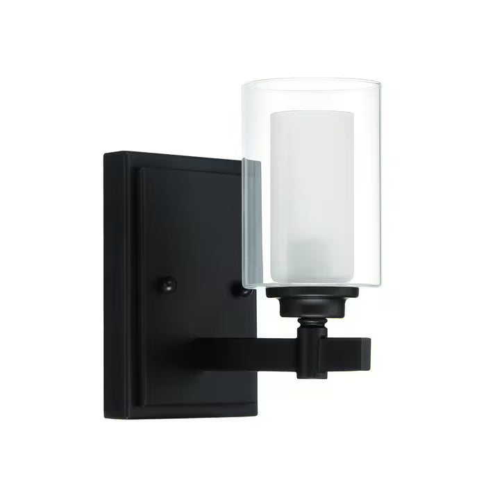 Luminaire Craftmade applique murale Neighborhood Celeste 1 lumière Espresso 16705ESP1 Kmo Électrique