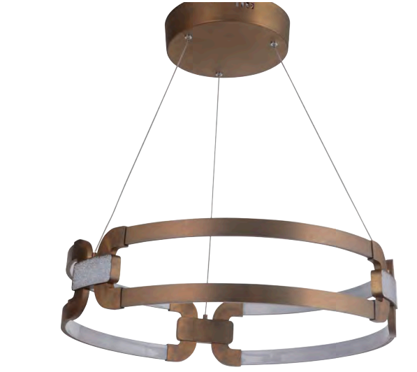 Luminaire Craftmade amulet 47290-PAB-LED Kmo Électrique