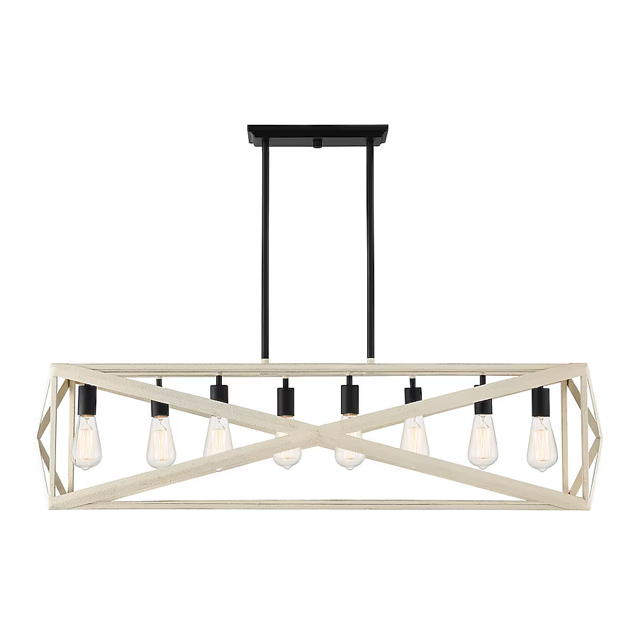 Luminaire Craftmade 8 Light Island 51878-CWESP Kmo Électrique