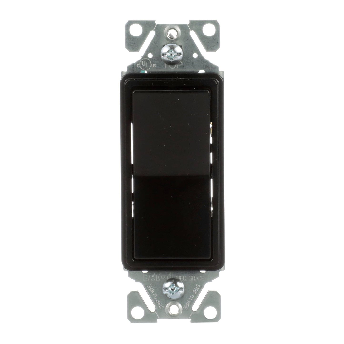 Interrupteur décora Eaton 15A 3 voie 120/277V NOIR 7503BK