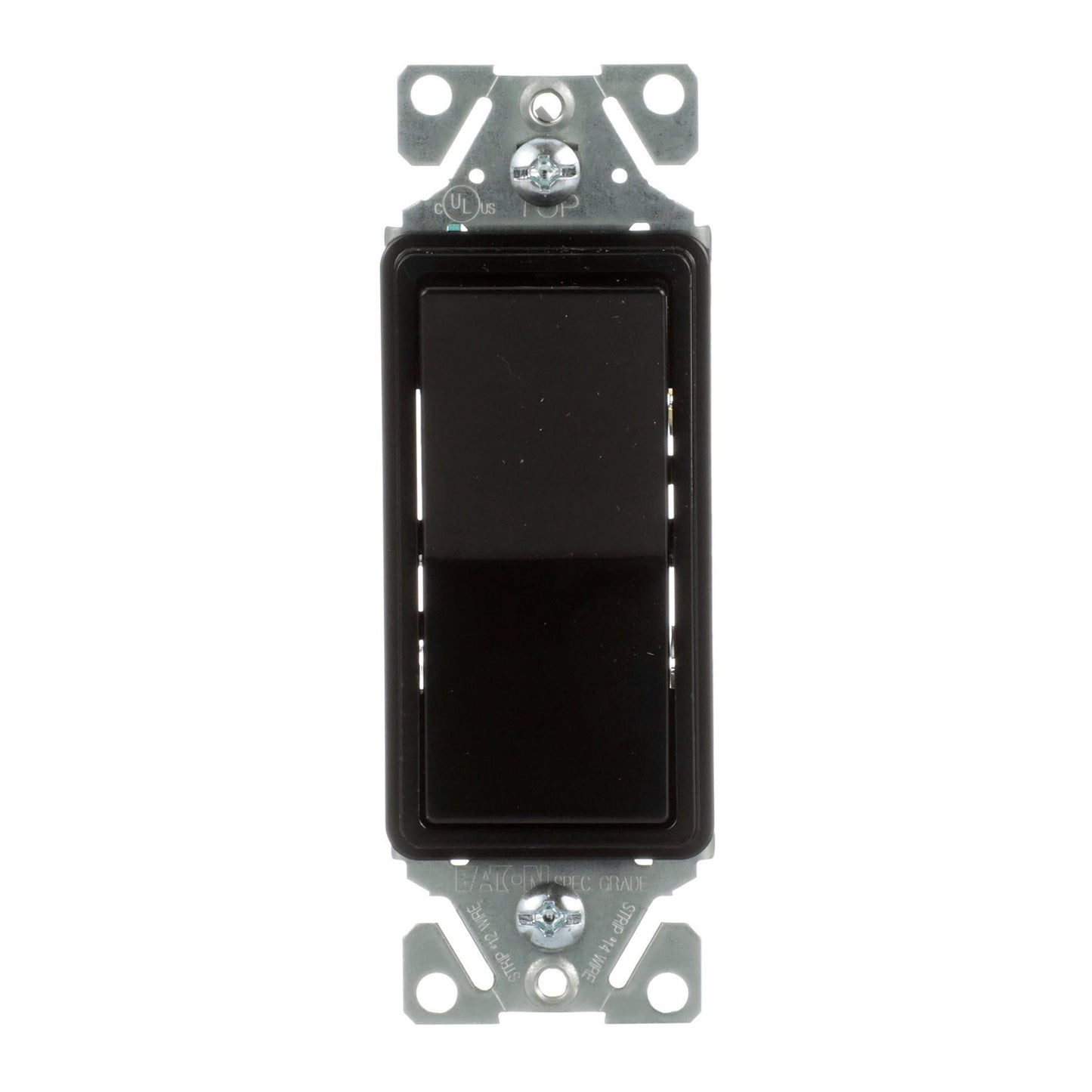 Interrupteur décora Eaton 15A 3 voie 120/277V NOIR 7503BK Kmo Électrique