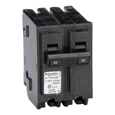 Disjoncteur 50A 2 pôles 240V Chomeline SCH-CHOM250 Kmo Électrique