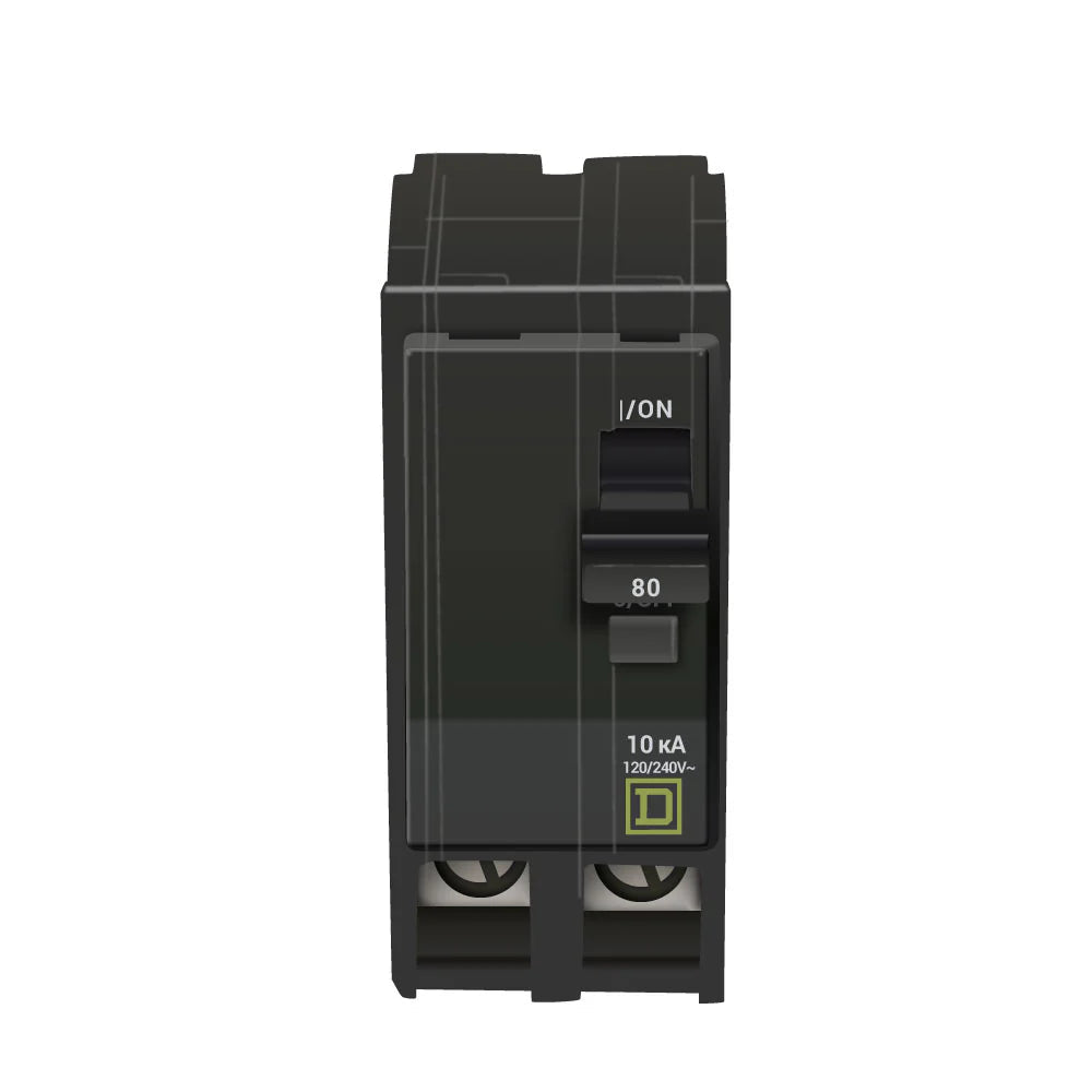 Disjoncteur 80A 2 pôles SquareD SCH-QO280 Kmo Électrique