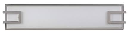 Luminaire Craftmade applique murale à 1 lumière à LED, finition nickel poli 13920PLN-LED Kmo Électrique