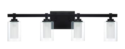Luminaire Craftmade applique murale Neighborhood Celeste à 4 lumières, couleur expresso 16727ESP4 Kmo Électrique