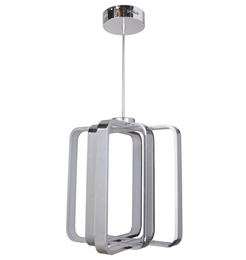 Luminaire Craftmade LED chromé clair 43830-CH-LED Kmo Électrique