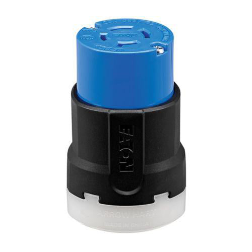 Connecteur verrouillable Eaton 20A 3P 3PH 4F 250V NOIR/NOIR AHCL1520C