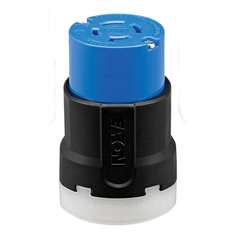 Connecteur verrouillable Eaton 30A 3P 3PH 4F 250V NOIR/NOIR AHCL1530C Kmo Électrique