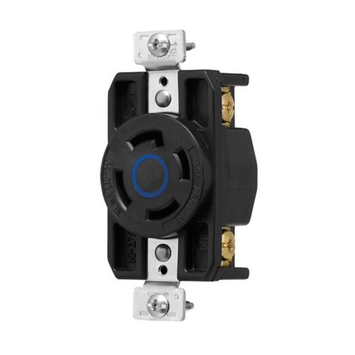 Prise verrouillable Eaton 30A 3P 3PH 4F 250V NOIR/NOIR AHCL1530R Kmo Électrique