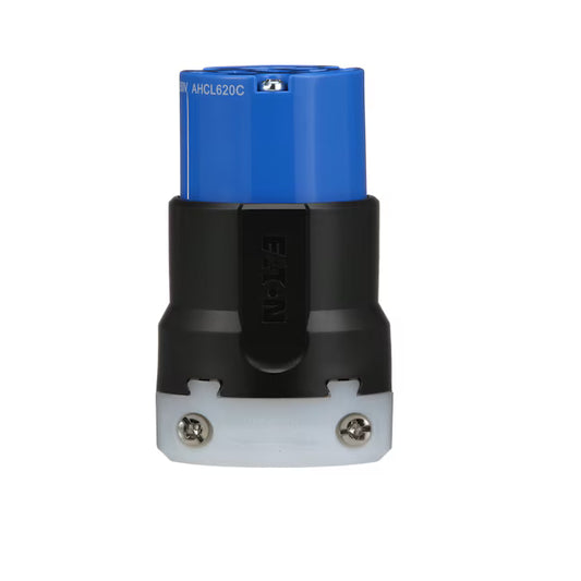 Connecteur verrouillable Eaton 20A 2P 3F 250V NOIR/NOIR AHCL620C