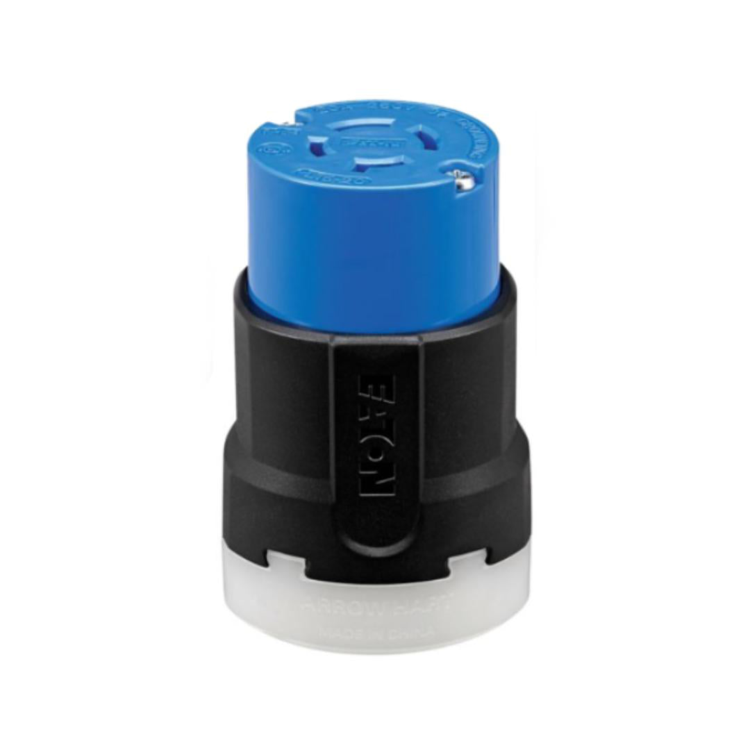 Connecteur verrouillable Eaton 30A 2P 1PH 3F 250V NOIR/NOIR AHCL630C Kmo Électrique