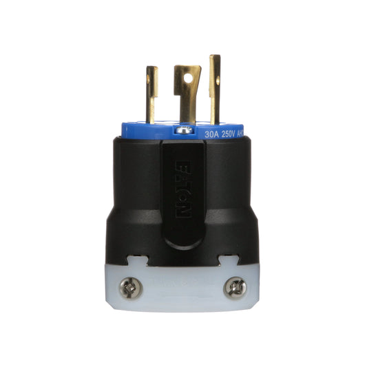 Fiche verrouillable Eaton 30A 2P 1PH 3F 250V NOIR/NOIR AHCL630P