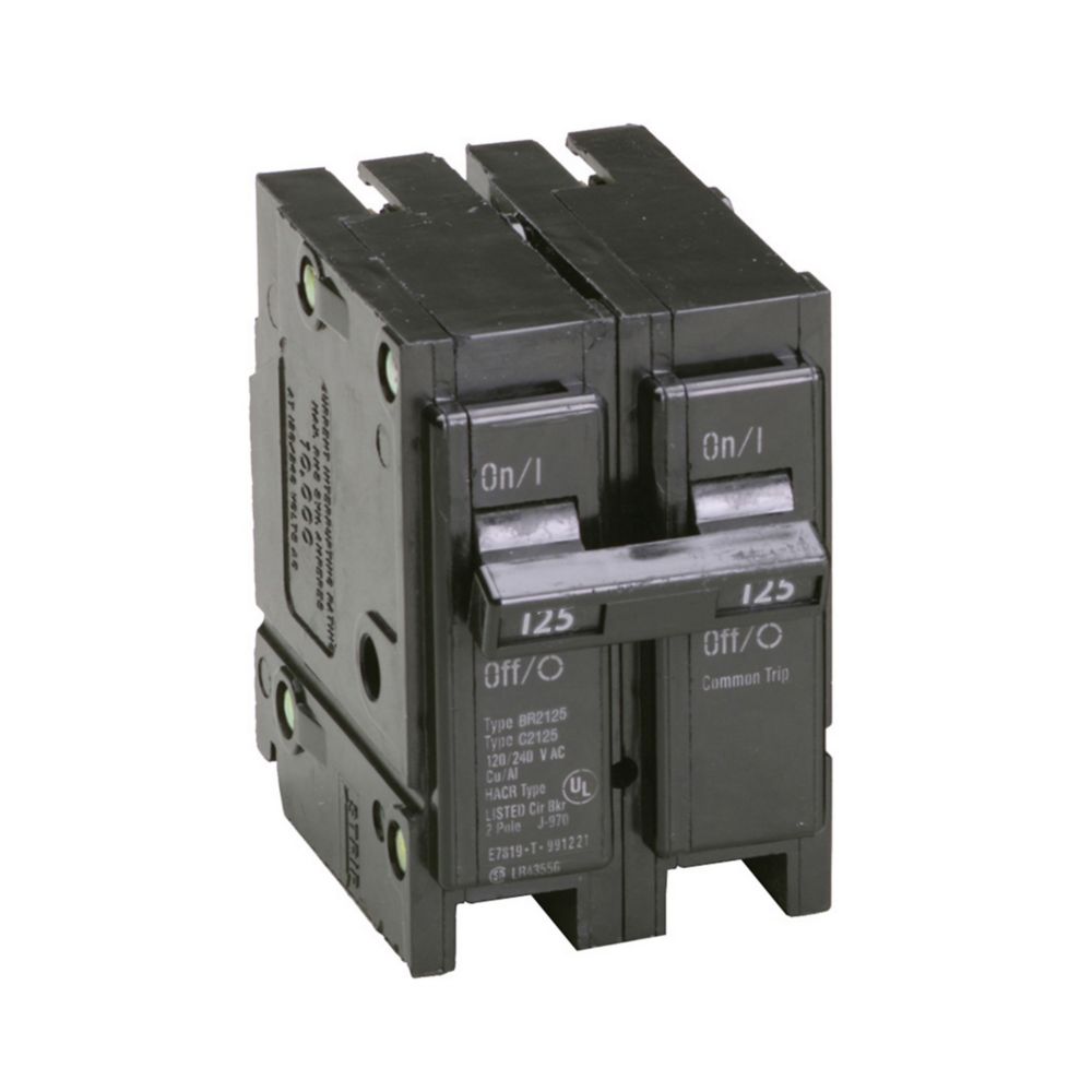 Disjoncteur 125A 2 pôles Eaton EATBR2125 Kmo Électrique