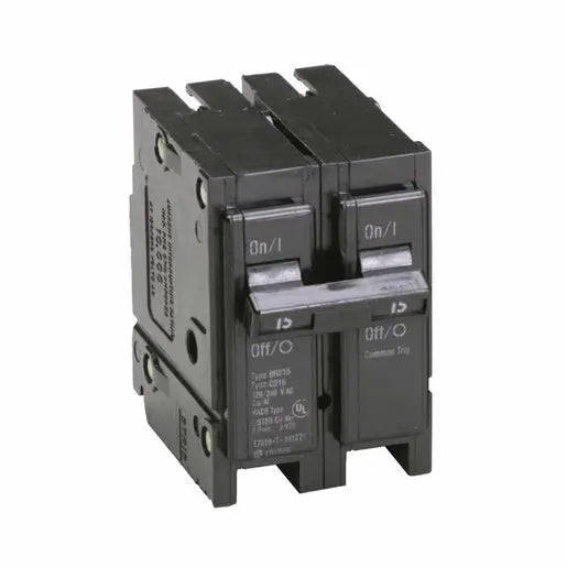 Disjoncteur 15A 2 pôles Eaton EATBR215 Kmo Électrique