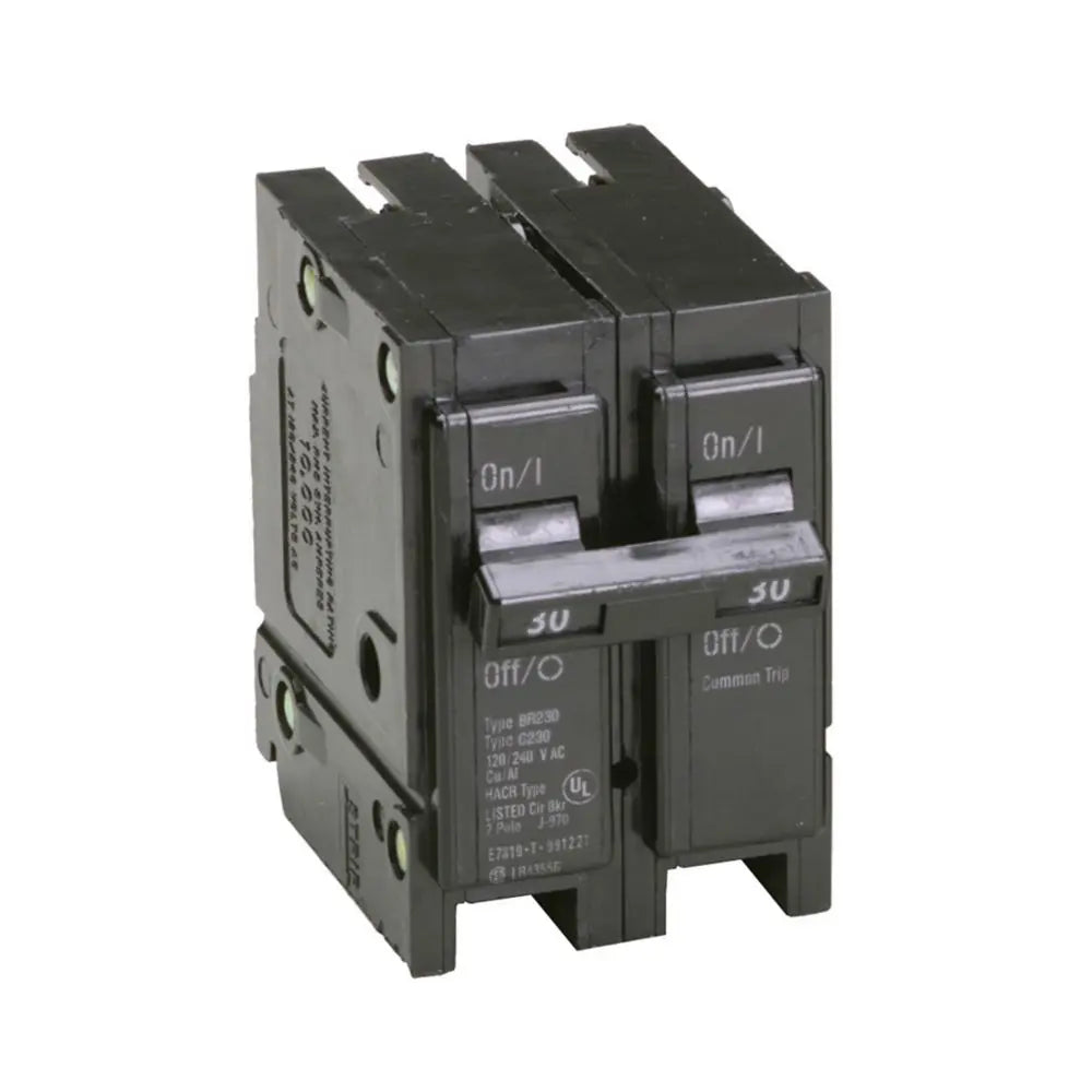 Disjoncteur 30A 2 pôles Eaton EATBR230 Kmo Électrique