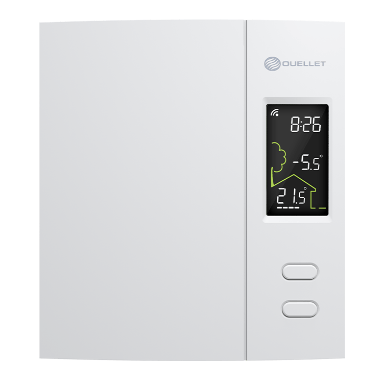 Thermostat intelligent Ouellet Sinopé 4kw OUEOTH4000ZB Kmo Électrique