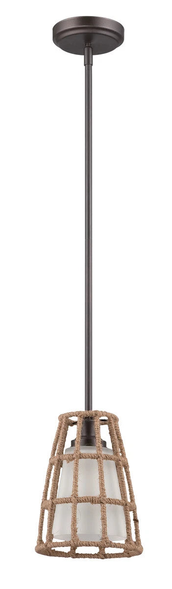 Luminaire Craftmade suspension miniature Lighting à une lumière, finition expresso P440ESP1 Kmo Électrique