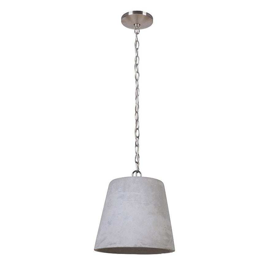 Luminaire Craftmade mini suspension 1 lumière P687BNK1 Kmo Électrique