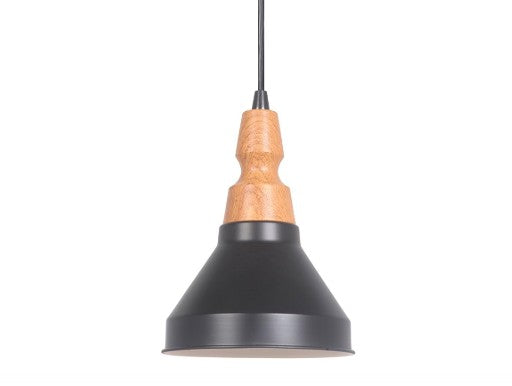 Luminaire Craftmade Suspension miniature, noir mat avec noir mat P767MBK1 Kmo Électrique