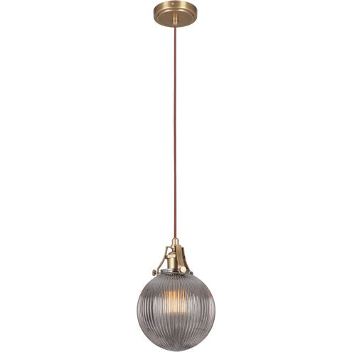 Luminaire Craftmade Plafonnier mini suspendu Gallery State House à 1 lumière en nickel poli P832PLN1-C Kmo Électrique