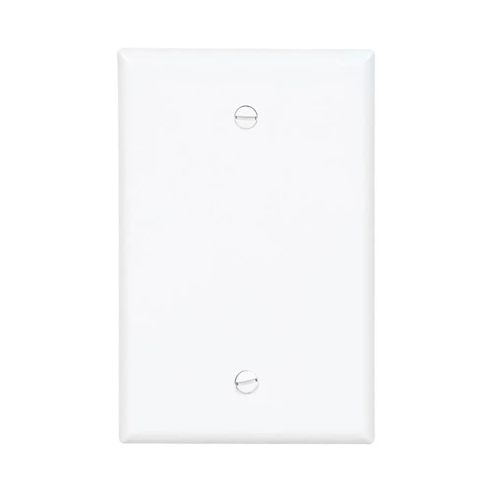 Plaque 1G Eaton vierge polycarbonate PJ13W Kmo Électrique