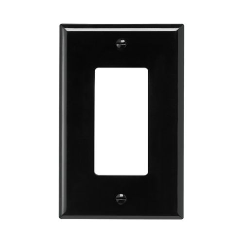 Plaque 1 G Eaton Décora NOIR PJ26BK