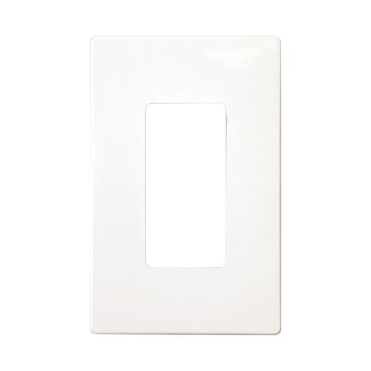 Plaque 1G Eaton Décora sans vis blanc PJS26W
