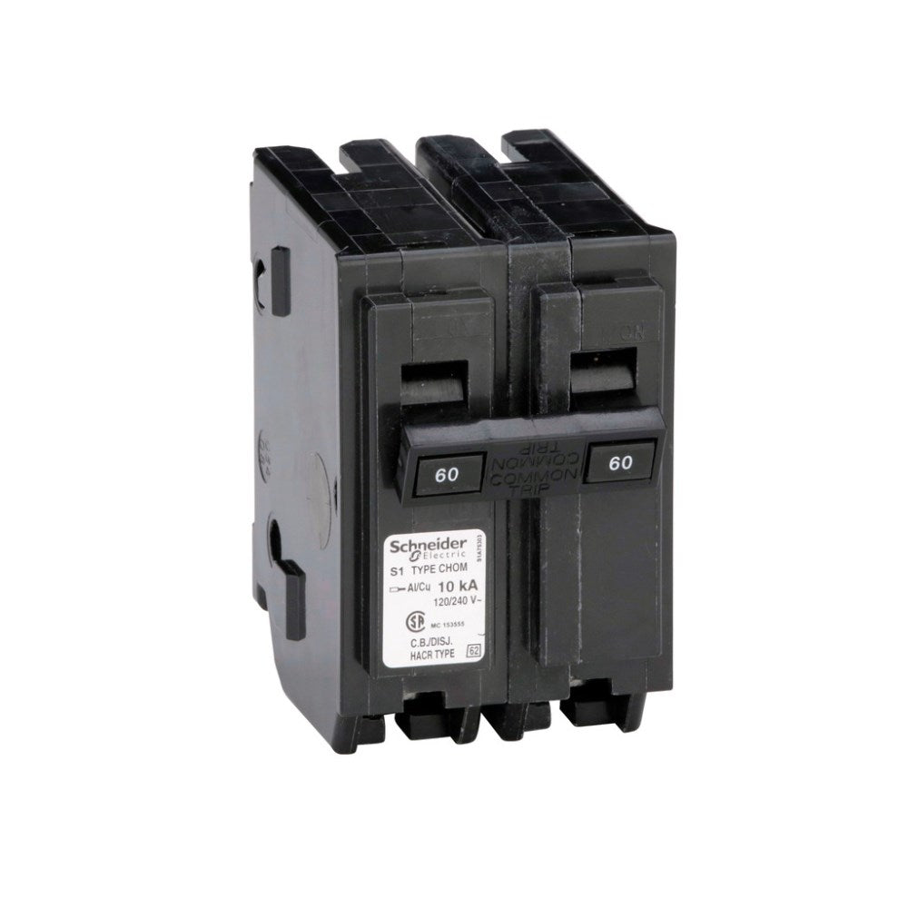 Disjoncteur 60A 2 pôles 240V Chomeline SCH-CHOM260 Kmo Électrique