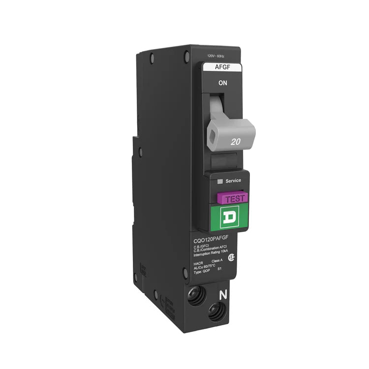 Disjoncteur double fonction AFI/GFI Square D SCH-CQO120PAFGF Kmo Électrique