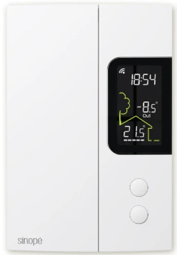 Thermostat chauffage électrique intelligent 3000 W ZIGBEE TH1123ZB Kmo Électrique